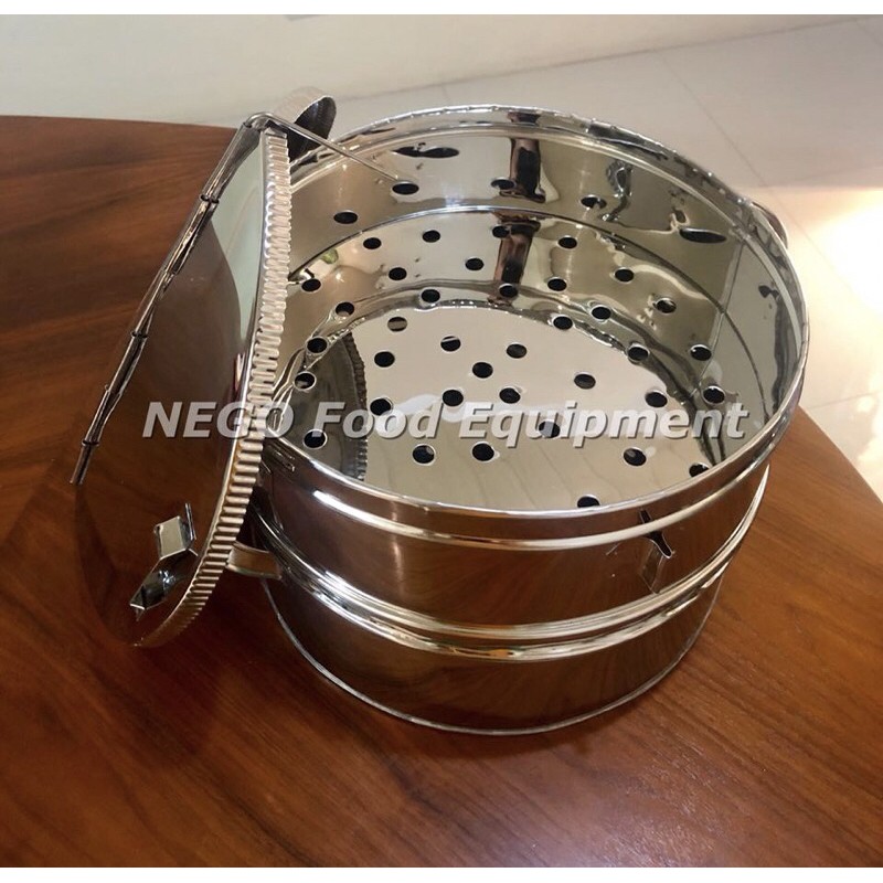 Round Steamer Siomai Siopao Steamer 18-21 inches 2 Layers | Shopee Malaysia