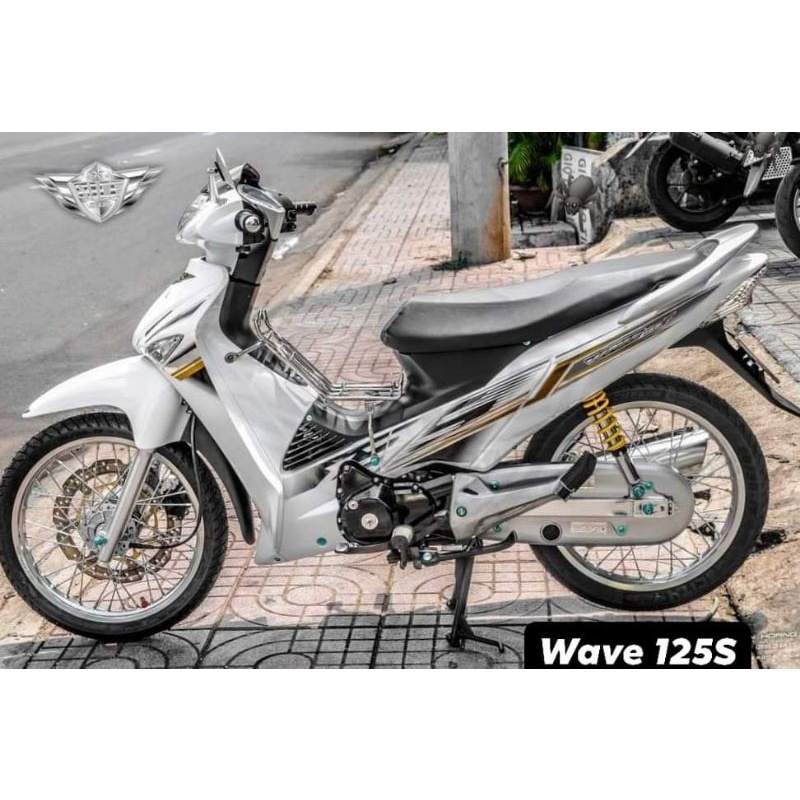 Coverset Wave 125S white | Shopee Malaysia