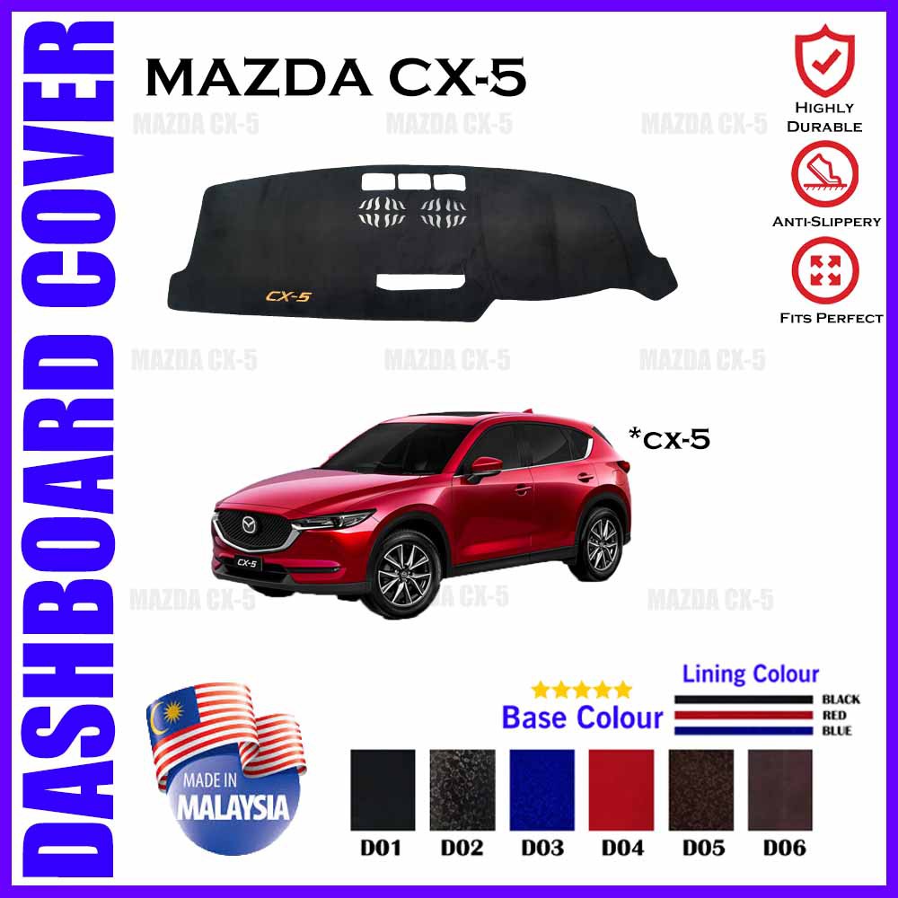 [Ready Stock] Dashboard Cover Mazda CX5 Anti Slip Thick Hight Quality