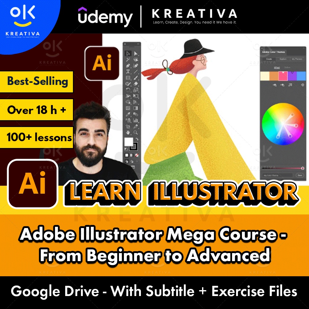 adobe illustrator mega course from beginner to advanced free download