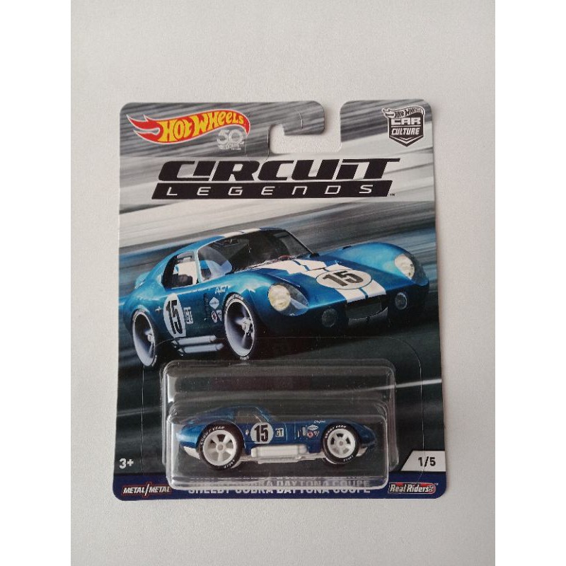 Hot Wheels Shelby Cobra Daytona Coupe Circuit Legends Shopee Malaysia