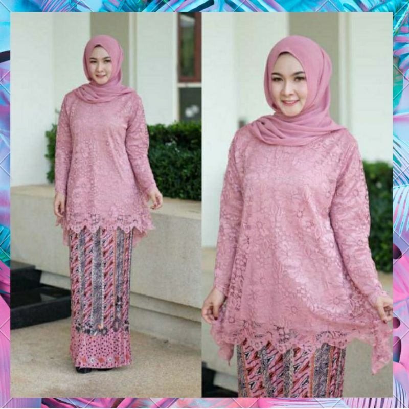 CLEARANCE STOCK BAJU KURUNG LACE KAIN CORAK BATIK VIRAL MURAH Shopee Malaysia