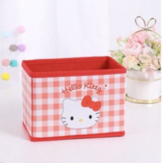 hello kitty foldable storage box, cosmetics box | Shopee Malaysia