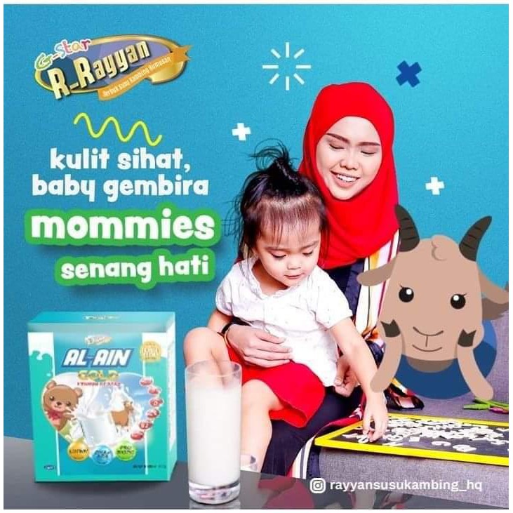 SUSU R RAYYAN AL AIN GOLD UNTUK BAYI 1 TAHUN KEATAS TANPA LAKTOS ...
