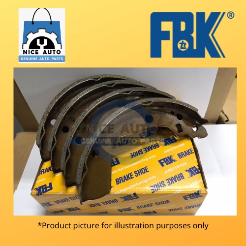 SUZUKI SX4 / ERTIGA REAR BRAKE SHOES BRAND FBK (1SET =4PCS) Shopee
