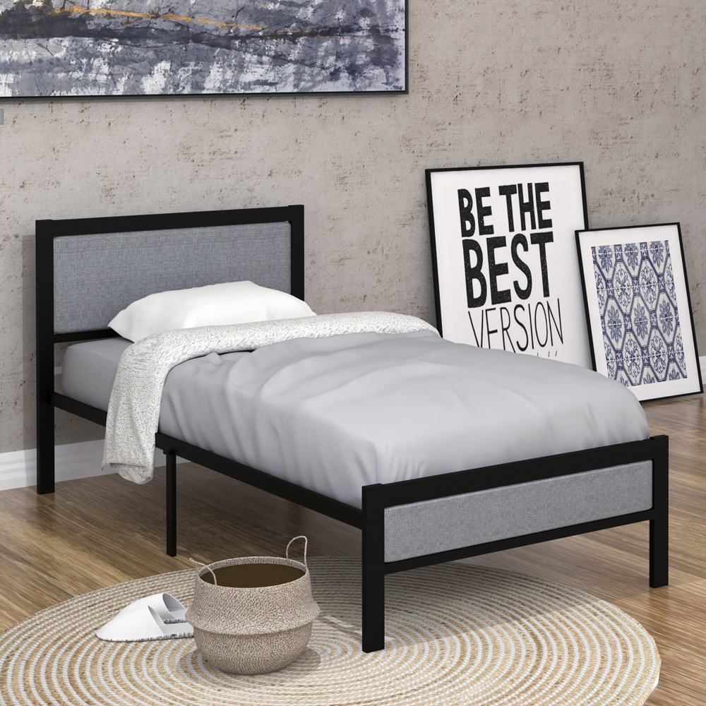 Furniture Direct RAVINDER single size metal bed frame katil besi single ...