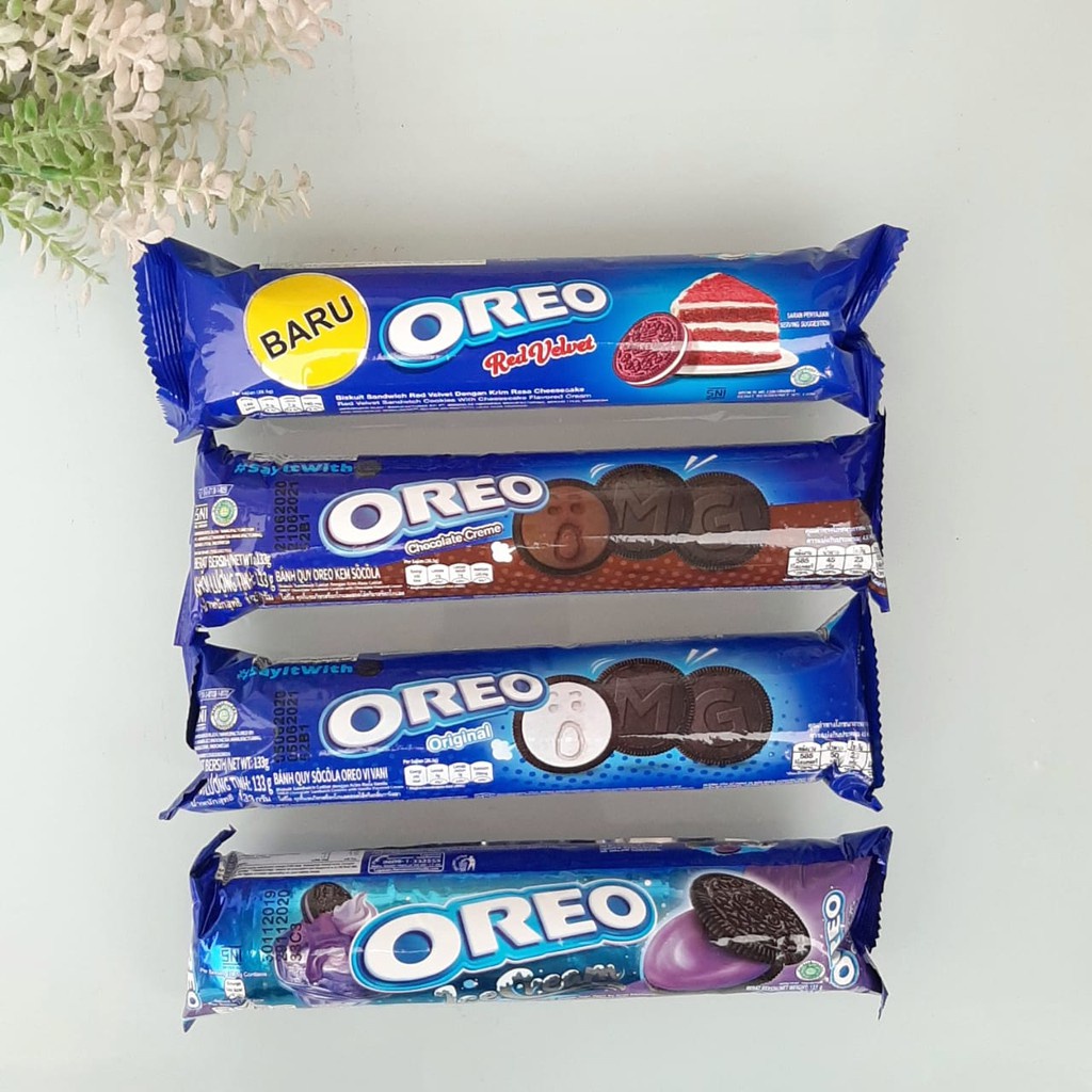 New-biscuit Oreo Velvet/Original/Chocolate/Ice Cream 123g | Shopee Malaysia