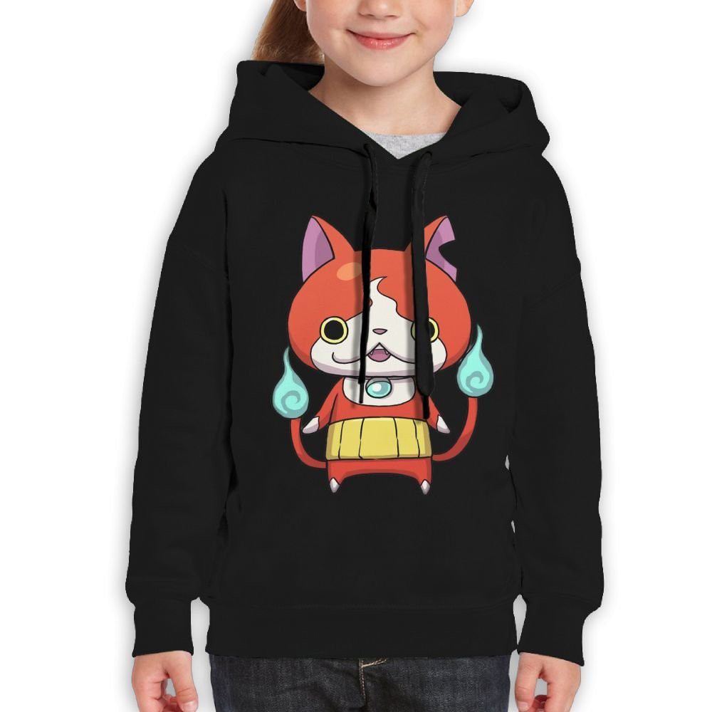 YO-KAI WATCH JIBANYAN CHARACTER Hoodie Sweatshirts Men Man Men Black ...