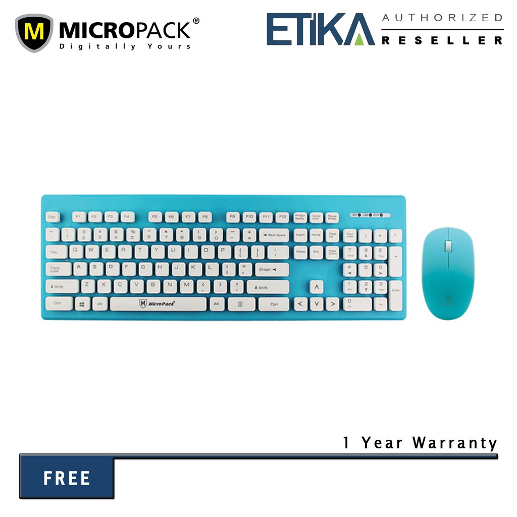 Micropack Km 232w Wireless Keyboard And Mouse Combo Set Shopee Malaysia 1235