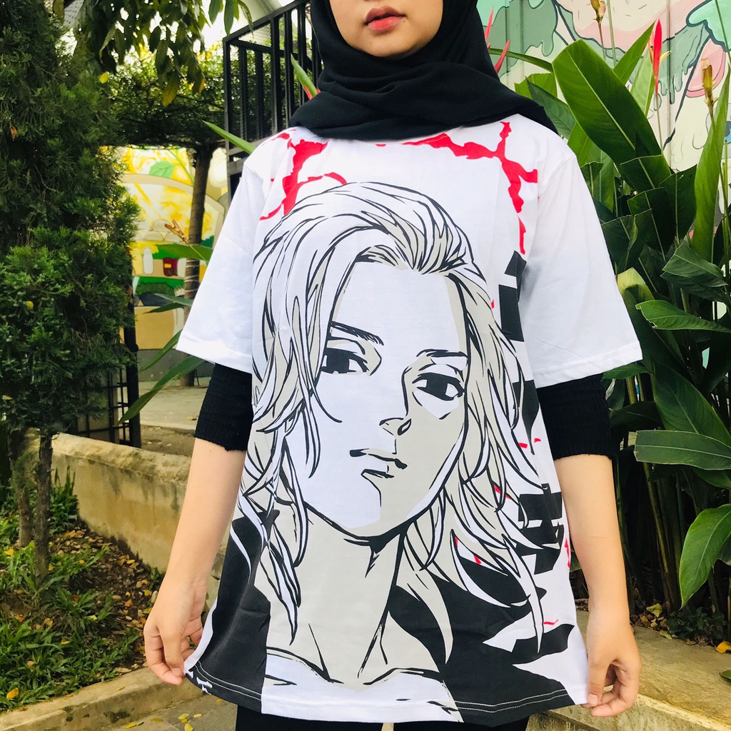 Tokyo Revengers - T-shirt logo carré jaune blanc