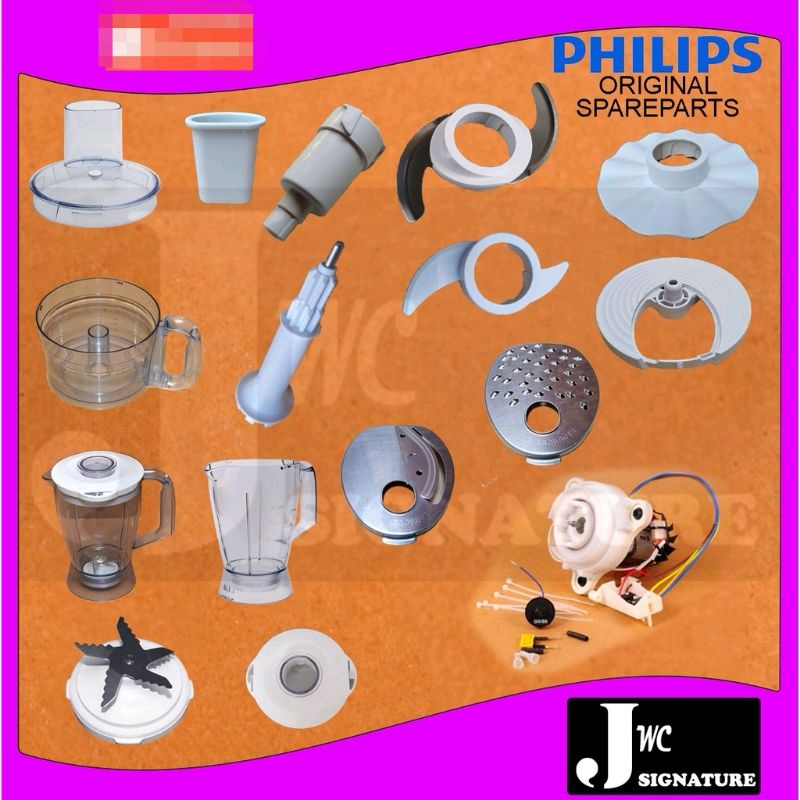 Philips Blender accessories HR7625 HR7620 Jar Chopper Dry Miller
