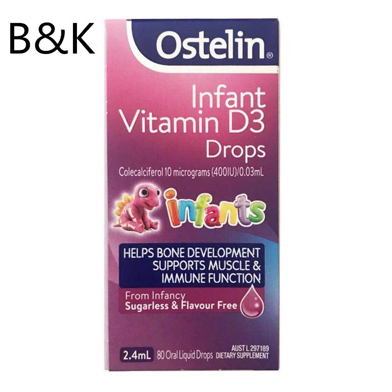 (Ready Stock)Ostelin Infant Vitamin D3 Drops ( 2.4ml ) Shopee Malaysia