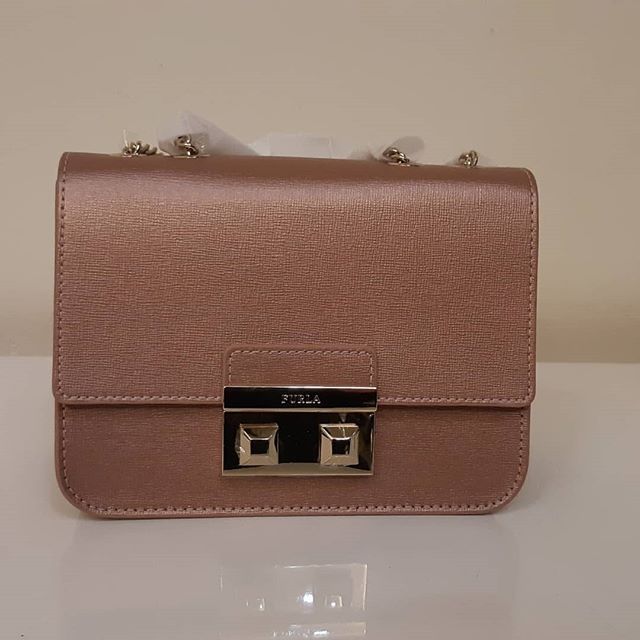 Furla rose gold on sale bag