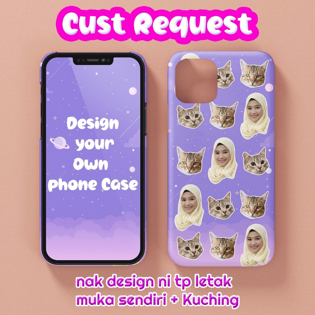 Customized phone casing,cust request,own picture/gambar sendiri/phone ...