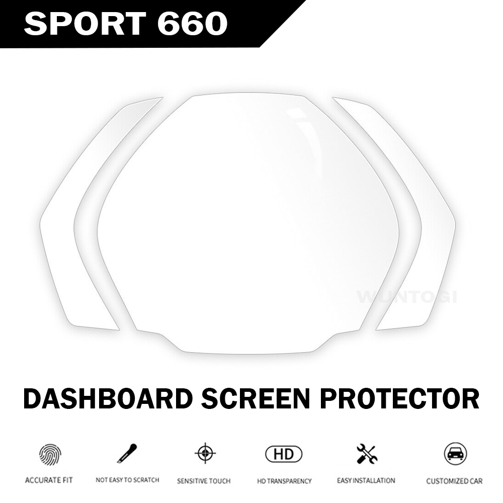 Motorcycle Dashboard Screen Protector For Tiger Sport 660 2022 HD Anti
