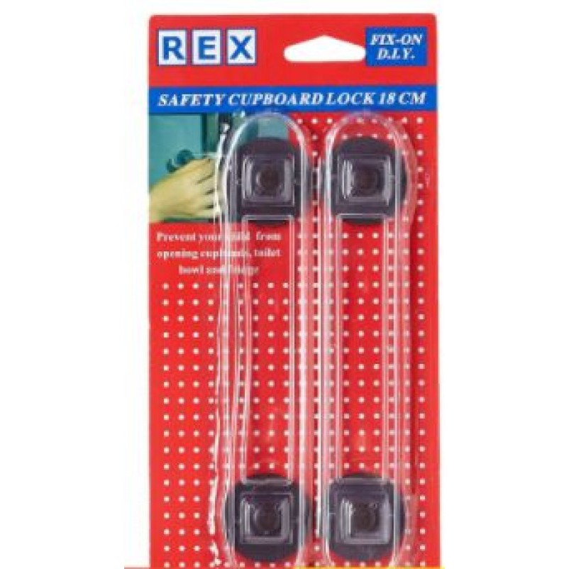 Rex 1113 Safety Cupboard Lock 18cm / Child Safety Lock | Shopee Malaysia
