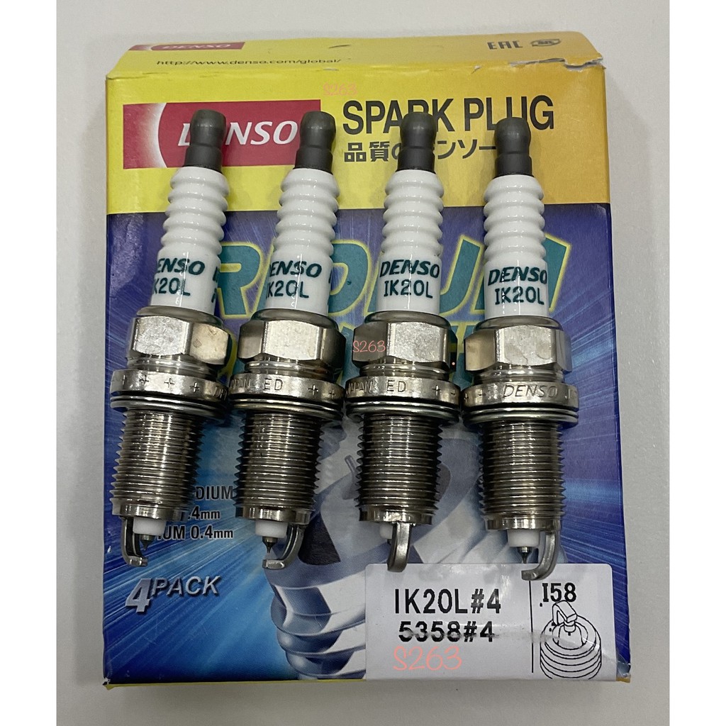 IK20L IRIDIUM SPARK PLUG DENSO HONDA CITY TMO / JAZZ GE / STREAM RN6 ...