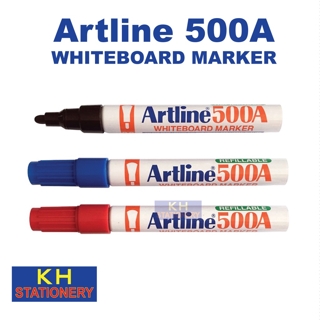 Artline Whiteboard Marker 500A / Whiteboard Marker Pen 2.0mm | Shopee ...