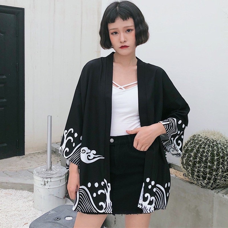 Kimono cardigan shopee sale