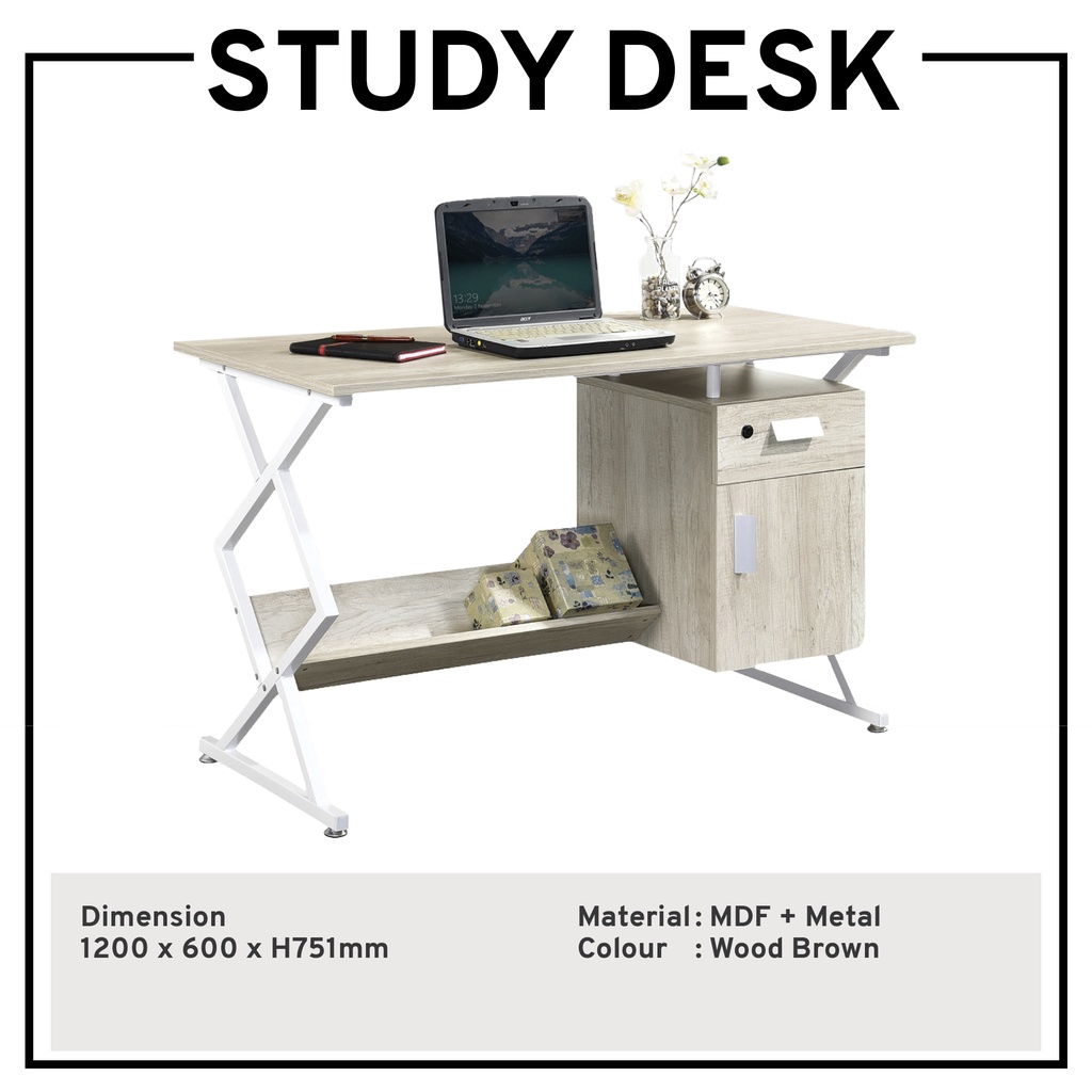 Study Desk Study Table Writing Table Desk | Shopee Malaysia