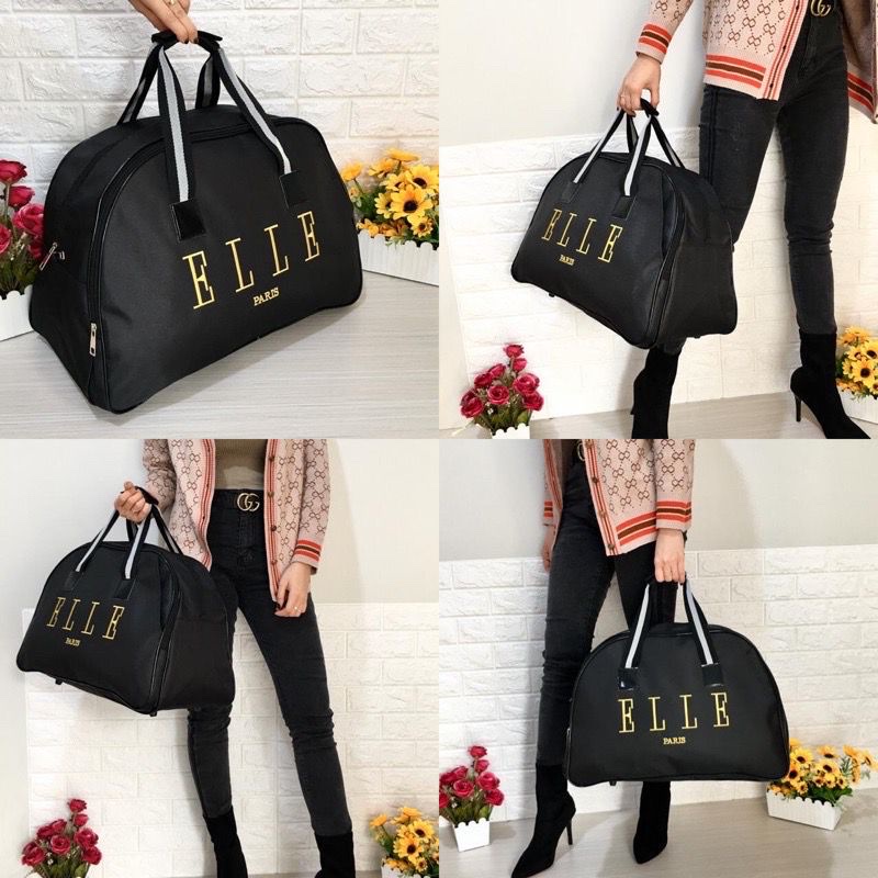Elle MAROON JUMBO TRAVEL BAG Is Better Shopee Malaysia