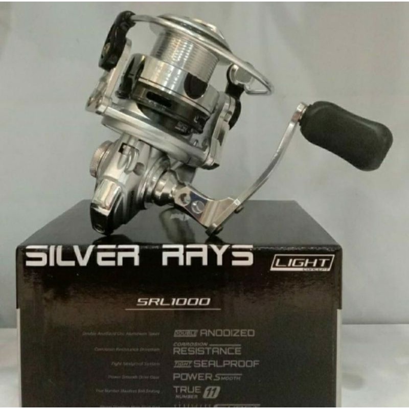 Reel SPINING TRIDITECH SILVER RAYS LIGHT 1000 - POWER HANDLE | Shopee ...