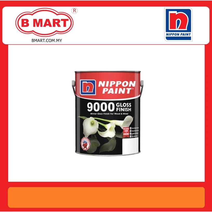 NIPPON PAINT 1L/5L 9000 GLOSS FINISH FOR WOOD & METAL | Shopee Malaysia
