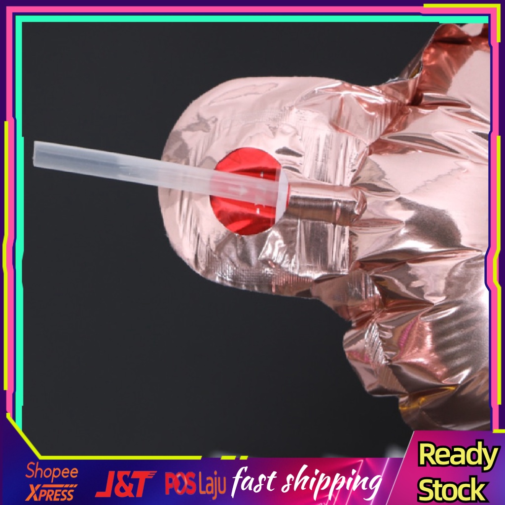 5 pcs 10 pcs Straw Balloons Small for Foiled Balloon Inflate Balloon ...