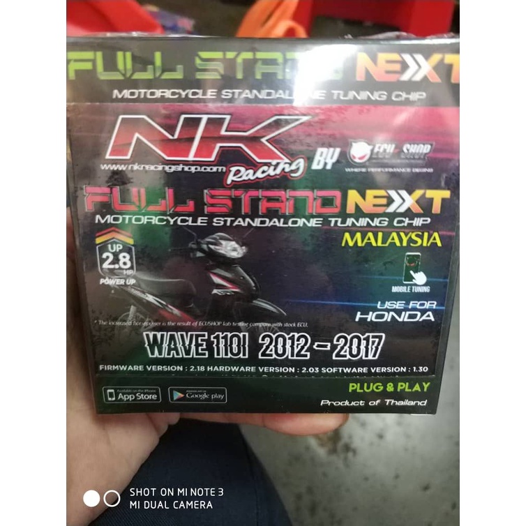 HONDA WAVE110 I 2012 - 2017 NK RACING ECU SHOP FULL STAND NEXT | Shopee ...