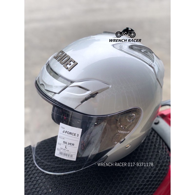 HELMET SHOEI J-FORCE 3 / JF3 / VISOR CJ1 (MATTE BLACK / BLUE