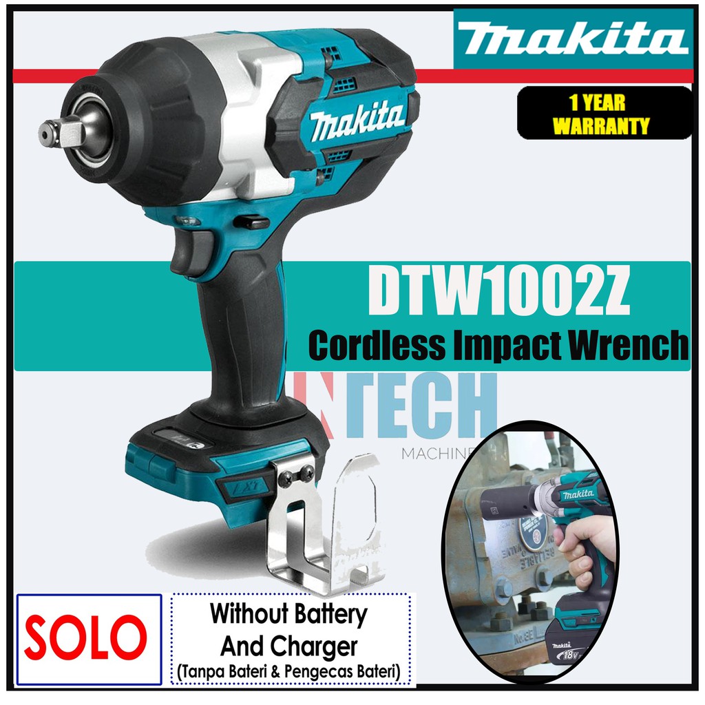 Chiave Impatto Makita DTW1002Z 18V - Senza Batteria E Caricatore, 1050Nm, 1/2" - Foto 3