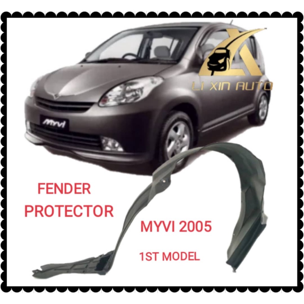 PERODUA MYVI 2005 1ST MODEL FRONT FENDER PROTECTOR ( FENDER DAUN PISANG ) Shopee Malaysia