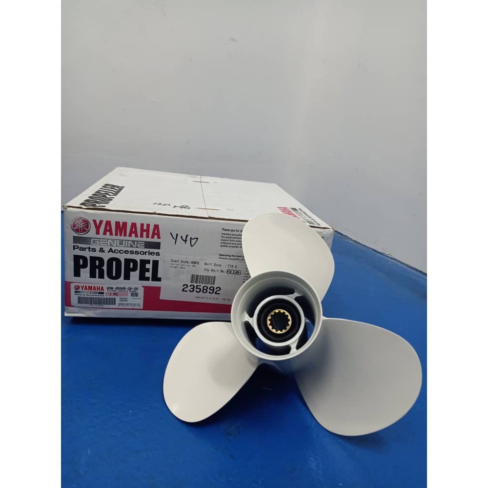 YAMAHA Outboard 40HP Propeller (Aluminium) 13 Pitch Outboard Spare Parts Shopee Malaysia