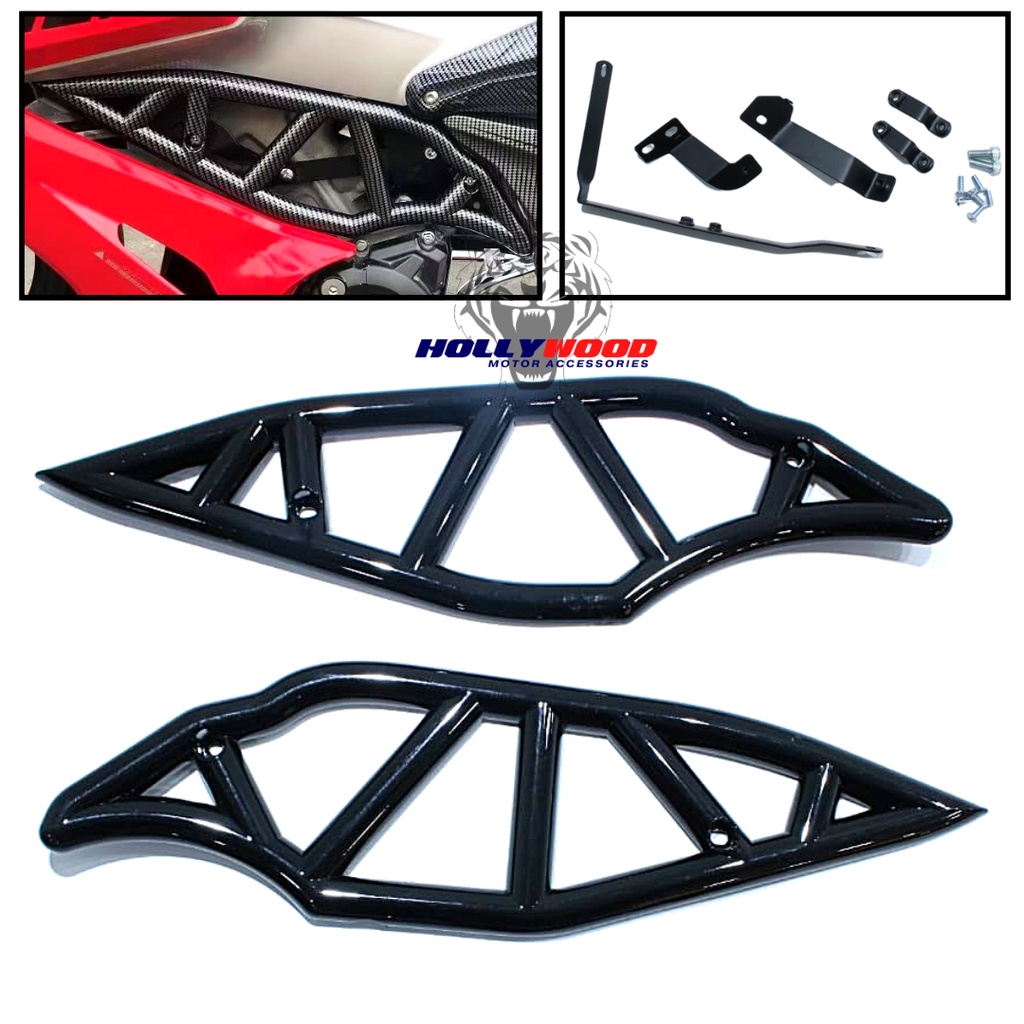 SIDE COVER ENGINE SIDE BODY RSX RSX150 CRASH BAR FRAME COVER DUCATI