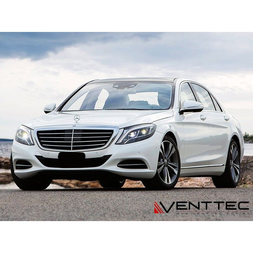 HEKO Wind Deflectors For Mercedes S Class W222 LWB 4-Door 2013-2020 – 4PC Tinted