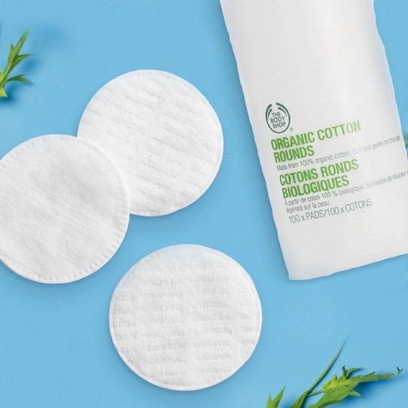 Body shop organic store cotton pads