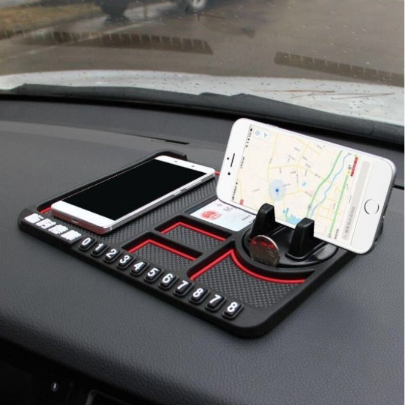 Dashboard kereta antiskid pad sticky pad GPS bingkai tempat duduk