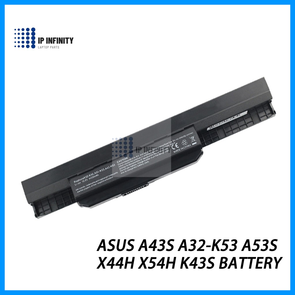Asus A43S P43 A43 A32-K43 X43 A31 K53 X53 A44H Laptop Battery | Shopee ...