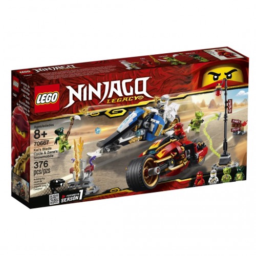 70667 LEGO Ninjago Kai Blade Cycle & Zane Snowmobile | Shopee Malaysia