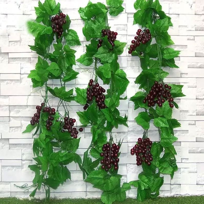 Simulation Rattan Green Leaf Fake Fruit Vine Fake Flower Fake Leaf Home