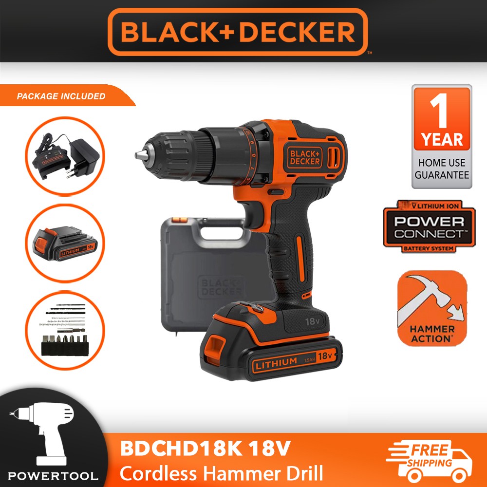 Black and decker online 18v