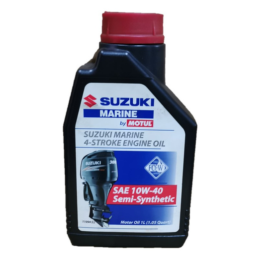 SUZUKI SEMI SYNTHETIC SAE 10W-40 ENGINE OIL BY MOTUL SUZUKI MARINE 4 ...