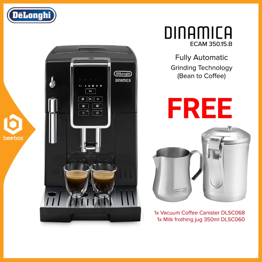 FREE Canister Jug DeLonghi Dinamica ECAM350.15.B Fully Automatic