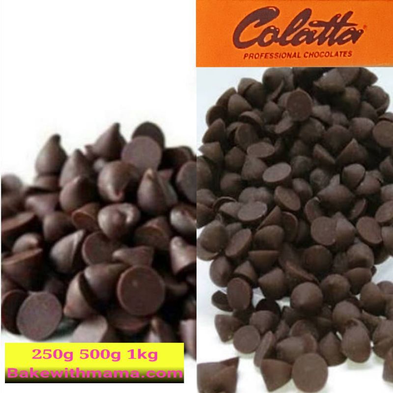 colatta chocolate chip 100g 250g 500g 1kg | Shopee Malaysia