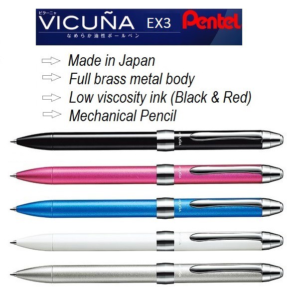 Pentel Multi Function Pen Vicuna EX, Fine Ballpoint Pen, 0 - View #9