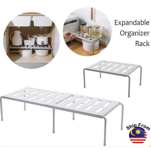 Rak Serbaguna Dapur Sinki | Kitchen Cabinet Space Saving Extendable ...