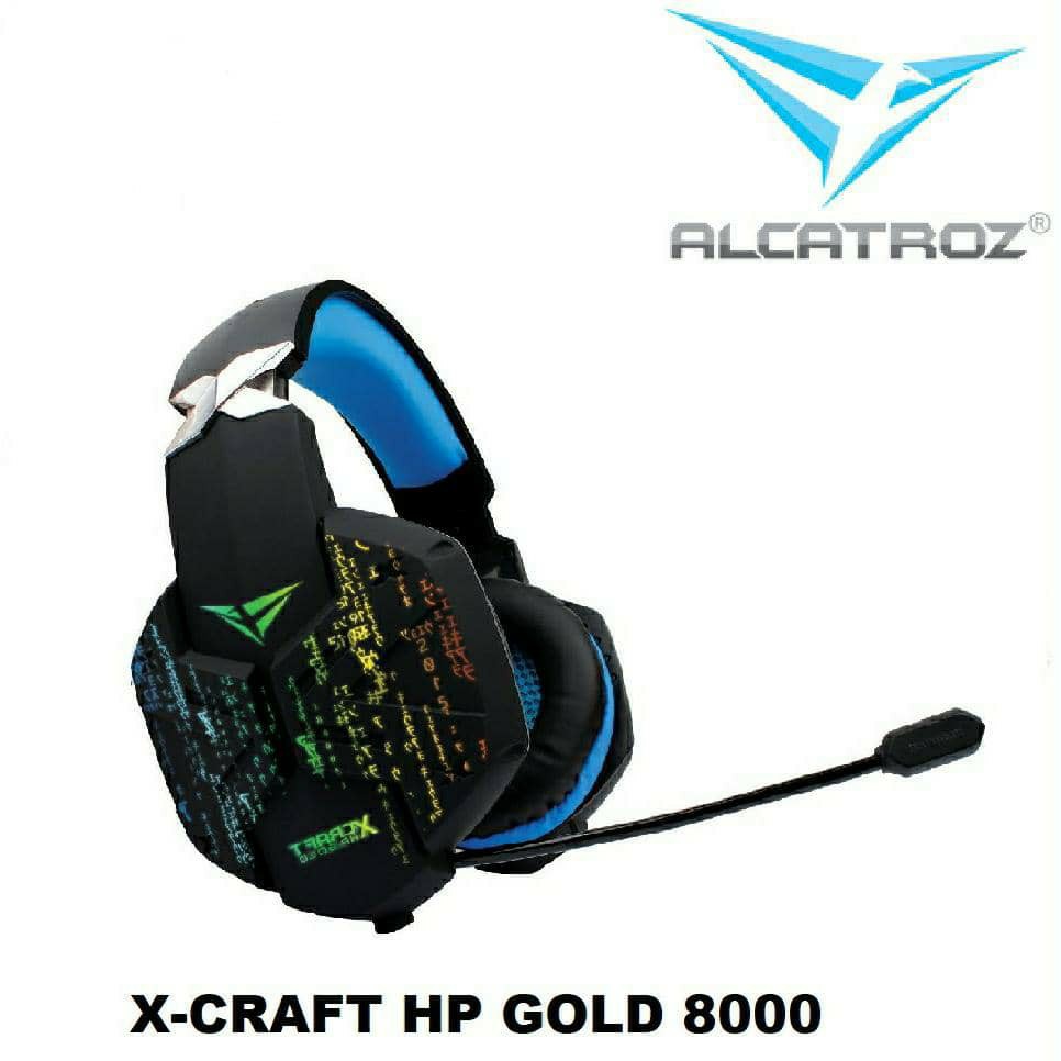 Alcatroz X Craft HP Gold Series Bluetooth Wireless Gaming Headphones