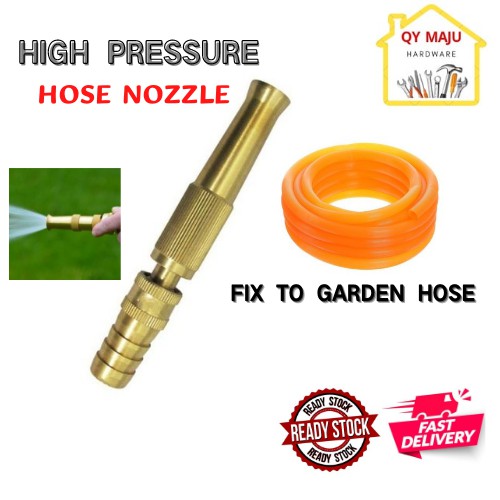 High Pressure Brass Hose Nozzle/Garden Hose Nozzle Garden Watering Fog ...