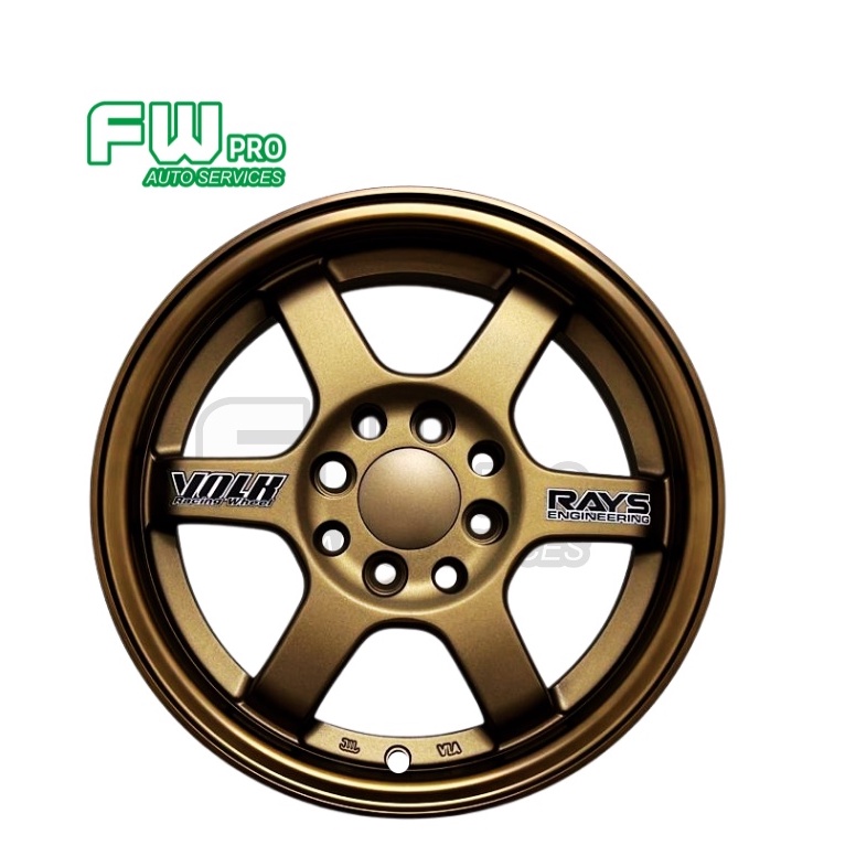 値下げ　RAYS VR TE37 BR １４インチ 5J +45 4-100 RAYS 送料無料 レイズ VOLK RACING TE37 (BR) 5J-14 +45 4H-100