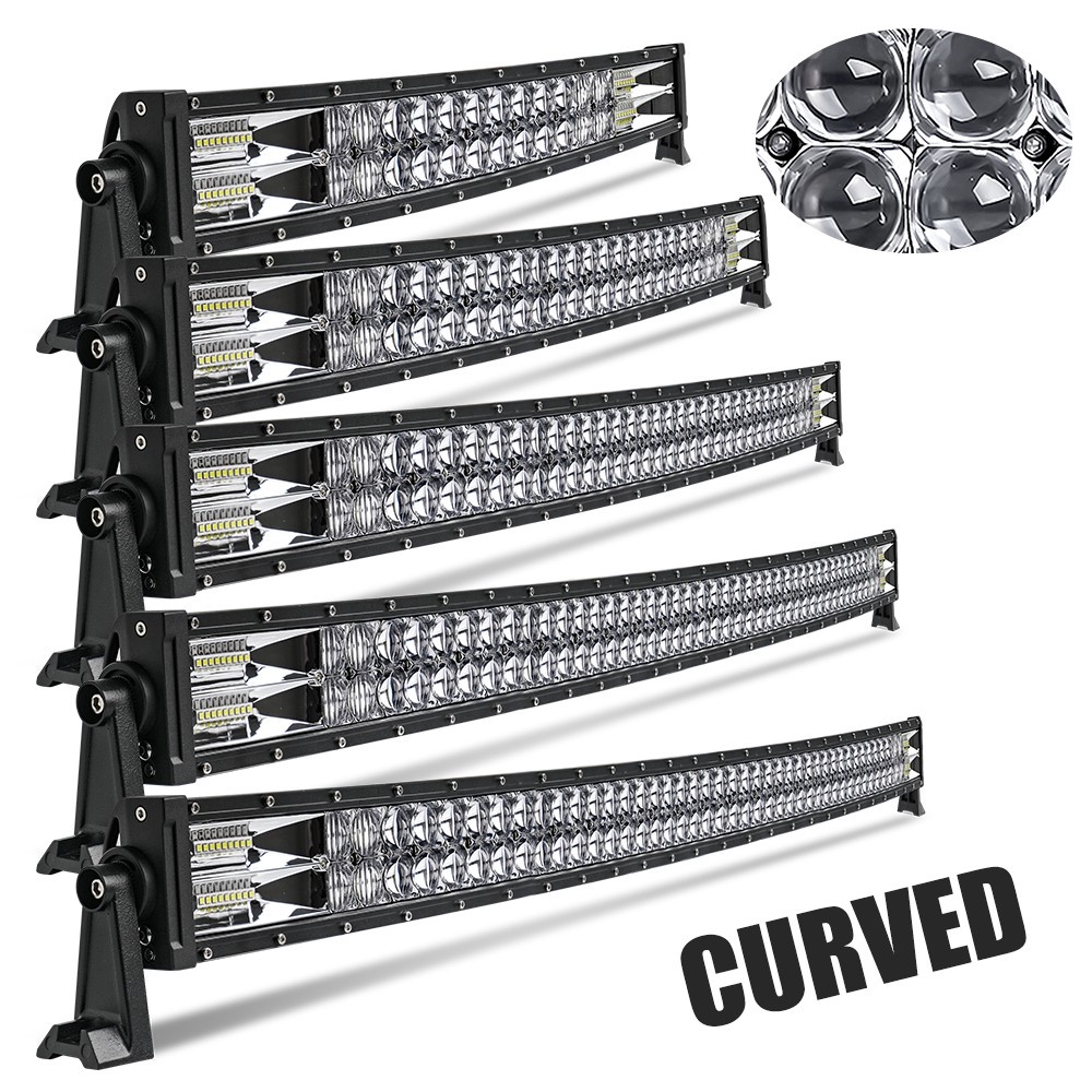 CO LIGHT 22 32 42 52 Inch Curved Led Light Bar COMBO 420W